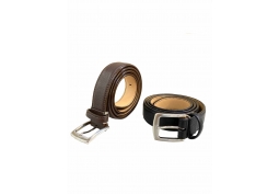 806 ベルト35mm(白ステッチ)（806）｜Leather Studio KAZU
